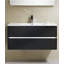 Ensemble de meuble-lavabo mural simple 39 po Stellan-33559719