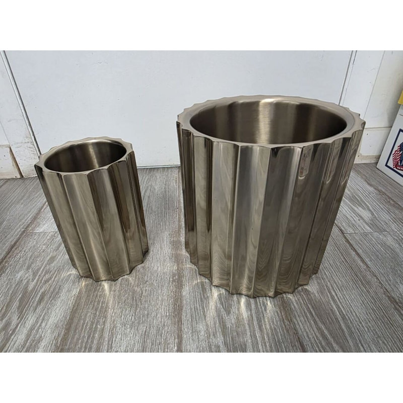 Steel Double Wall Ice Bucket