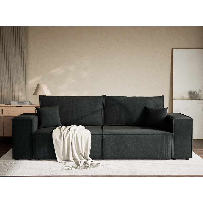 3 Seater Reclining Sofa, Turquoise Polyester