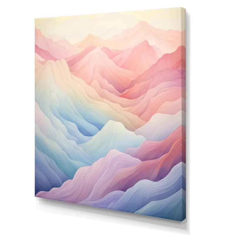 Majestic Mountain Views II, Toile tendue, H 32 po x l 16 po x P 1 po