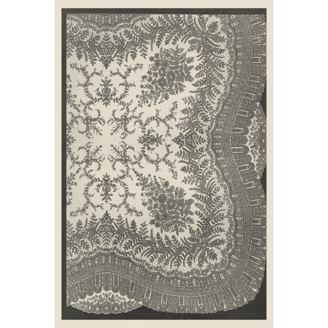 Leinwandbild Vintage Lace IV von J.B. Waring