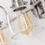 Éclairage pour meuble-lavabo moderne à intensité variable 3 lumières avec abat-jour en verre transparent 24 po Juliann-1274582714