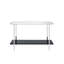 Console moderne en simili marbre miroitant