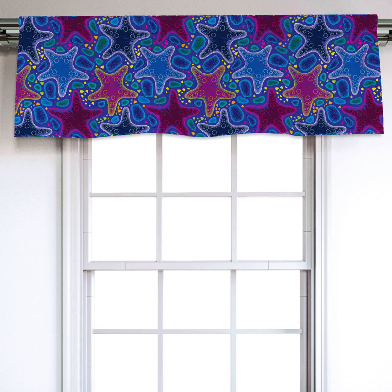 Sateen Ruffled Window Valance