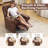 Pushback Recliner Chair With Massage And Heat, Breathable Leather-1412861110