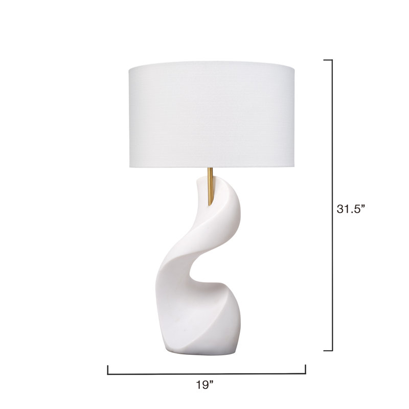 Cobra Ricestone Table Lamp with Linen Shade