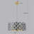 Kamta Crystal Drum Chandelier