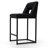 26 Inch Fresh Look Upholstered Faux Leather Couner Height Bar Stools With Metal Frame-106895817-109723735