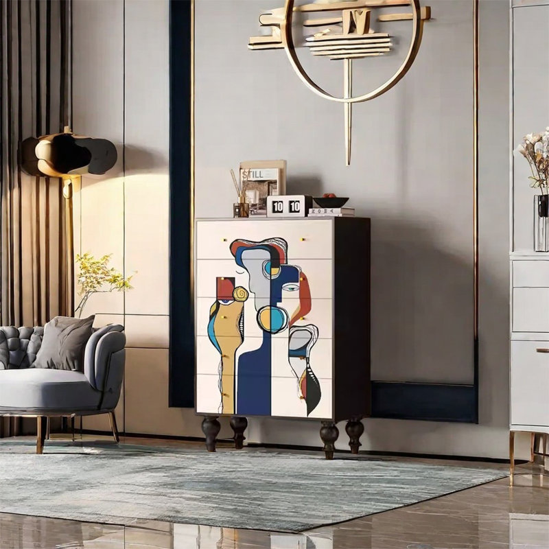 Sturdy Large-Capacity Decorative Cabinet