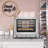 KoolMore 23 in. Commercial Countertop Convection Oven for Half-Size Pans with 4 Racks 2800W of Power and Steam Injection, 240V in Stainless-Steel, ETL Listed for Safety and Sanitation (KM-CTCO-23STI)