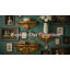 Tablette murale flottante Vintage