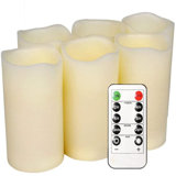 Unscented Flameless Pillar Candle