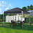 Iron Pop-up Canopy with Removable Mesh Sidewalls and Roller Bag-86706488-90566786