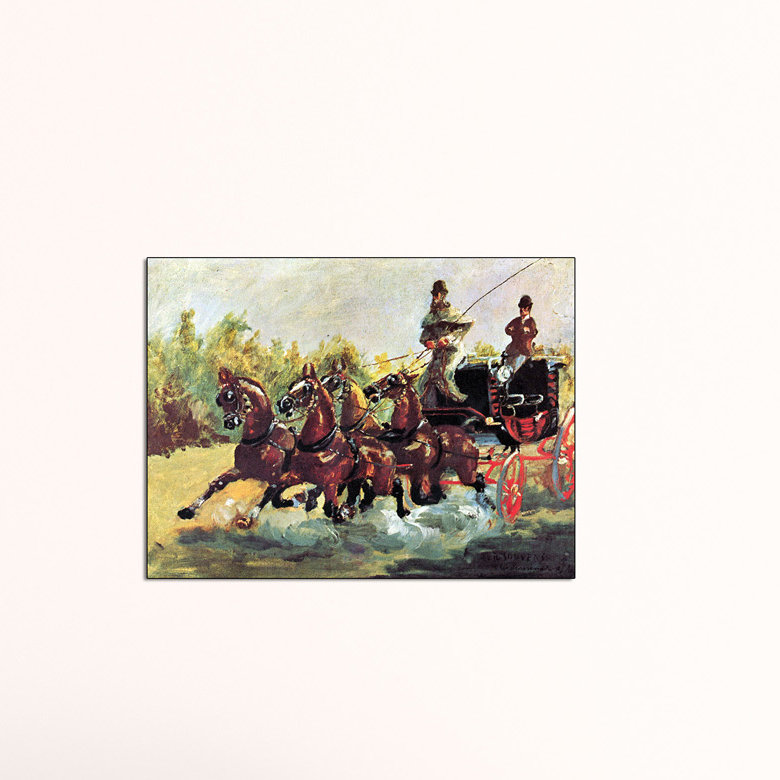 Henri De Toulouse-Lautrec - Wrapped Canvas Painting, 60cm H x 80cm W x 1.8cm D
