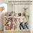Raylyn Rebrilliant 60" Stuffed Animal Storage Zoo Tower, Wooden Toy Organizer-1862323798