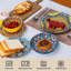 Service de vaisselle 16 pièces, assiettes et bols Boho Style-2134105738