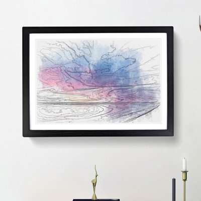 Beach in Malaga Spain - Picture Frame Graphic Art Print