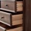Armoire de rangement moderne et simple en bois massif