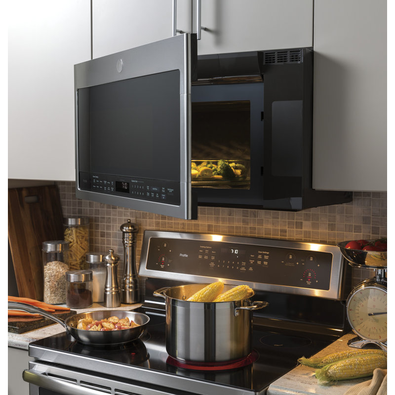 30" 2.1 Cu. Ft. Over-the-Range Convertible Microwave with Sensor Cooking, Stainless Steel