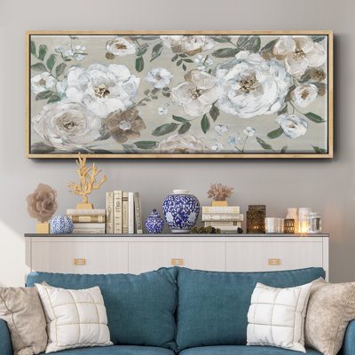 Rose Garden- Framed Canvas