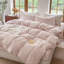 Ensemble de housse de couette rayé 100% coton délavé DONEUS-113054928-120141892