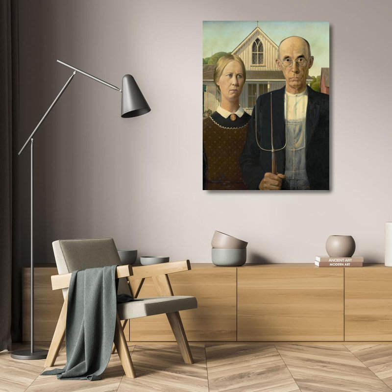 American Gothic, vers 1930, H 24 po x l 18 po