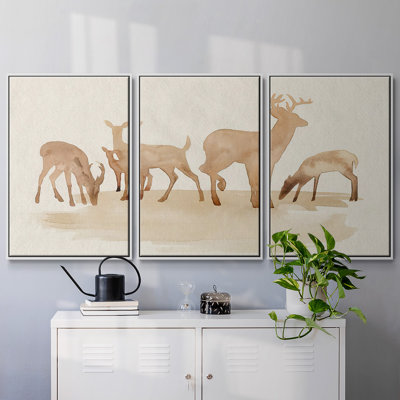 Whitetail Herd II, 3 pièces