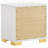 White 2-Drawer Nightstand