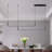 Columbus 2 - Light 43.9"W LED Modern Linear Chandelier