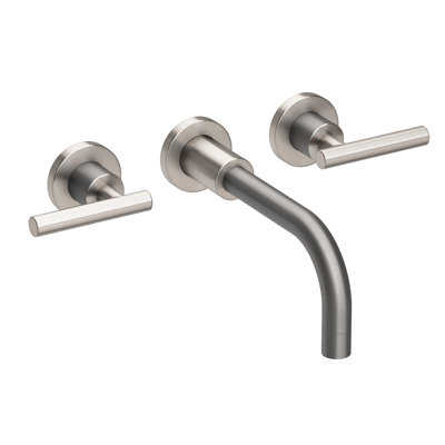 East Linear Wall Mount Bathroom Faucet