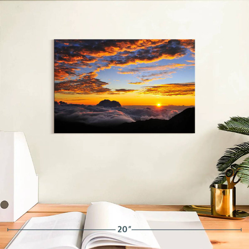 Alvord Haleakala, mer de nuages, H 8 po x l 12 po