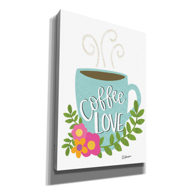 «Coffee Love» par L. Larson, art mural sur toile
