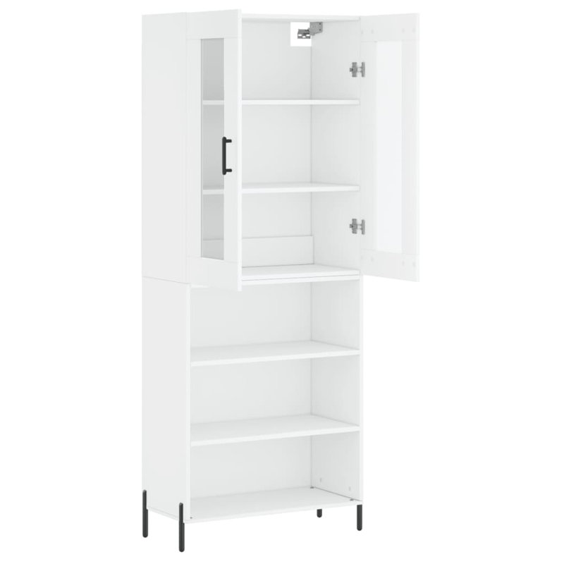 Minatee 180cm H x 69.5cm W Standard Bookcase, White