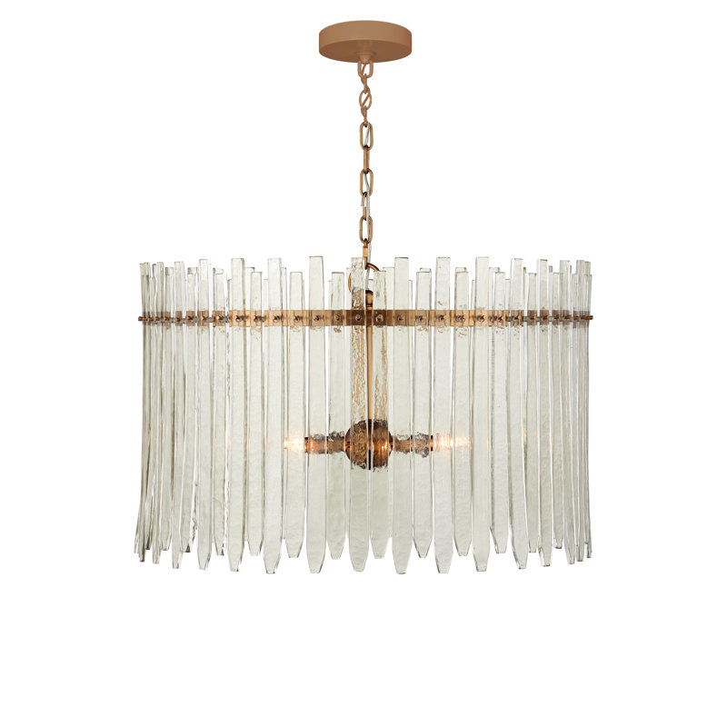 Electra 6 - Light Iron Chandelier