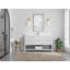 Meuble-lavabo simple 60 po avec plateau en quartz Catalina