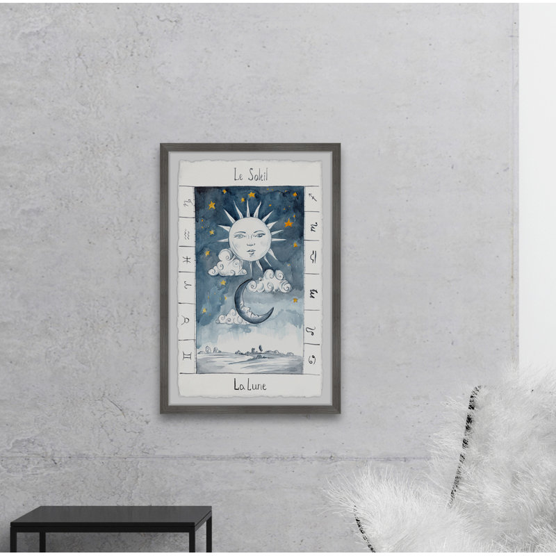 The Moon by Marmont Hill - Single Picture Frame Painting, 45cm H x 38cm W x 3.81cm D