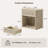 Consiglia Modern 1-Drawer Nightstand With Push-To-Open Drawer And Large Open Shelf-1008144131-1018480854