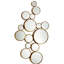 Bubbles Flat Metal Mirror