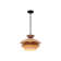 1-Light Pendant in Matte Black