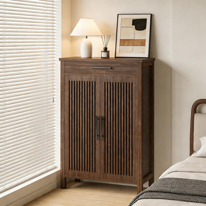Wood Daves with drawer and two doors