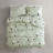Marimekko Unikko Green/White Organic Cotton Duvet Cover Set-106891297-106891299