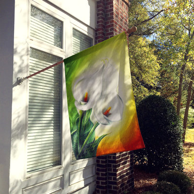 Drapeau de jardin 2 côtés lilies par sinead jones