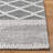 Alohna Hand Woven Wool/Cotton Geometric Rug in Ivory/Gray-1016907828
