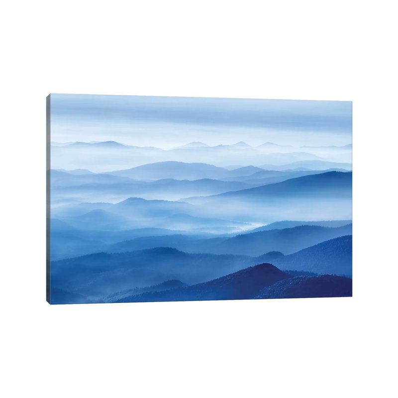 Rhythm Of Mountains by Mei Xu - Wrapped Canvas Print, 20.32cm H x 30.48cm W x 1.905cm D