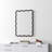 Andy Engineered Wood Rectangle Wall Mirror