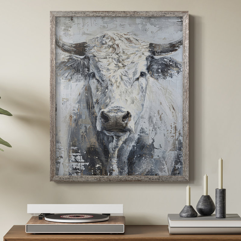 ANIMALS Series Cxxviii, reproduction encadrée - bois massif, H 11 po x l 9 po