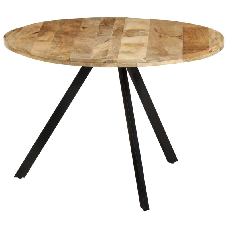 Dining Table 43.3"x29.5" Solid Wood Reclaimed, Brown