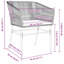 4 - Person Patio Dining Set Table,-244533402-244533404