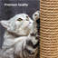 [Paquet de 2] Grattoir pour arbre à chat, poteau en jute naturel, poteau à griffer, arbre à chat, griffoir à chat, griffoir à chat, poteau à griffer