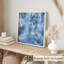 «Abstract Blue Geode», reproduction d'art moderne sans cadre II-493209552